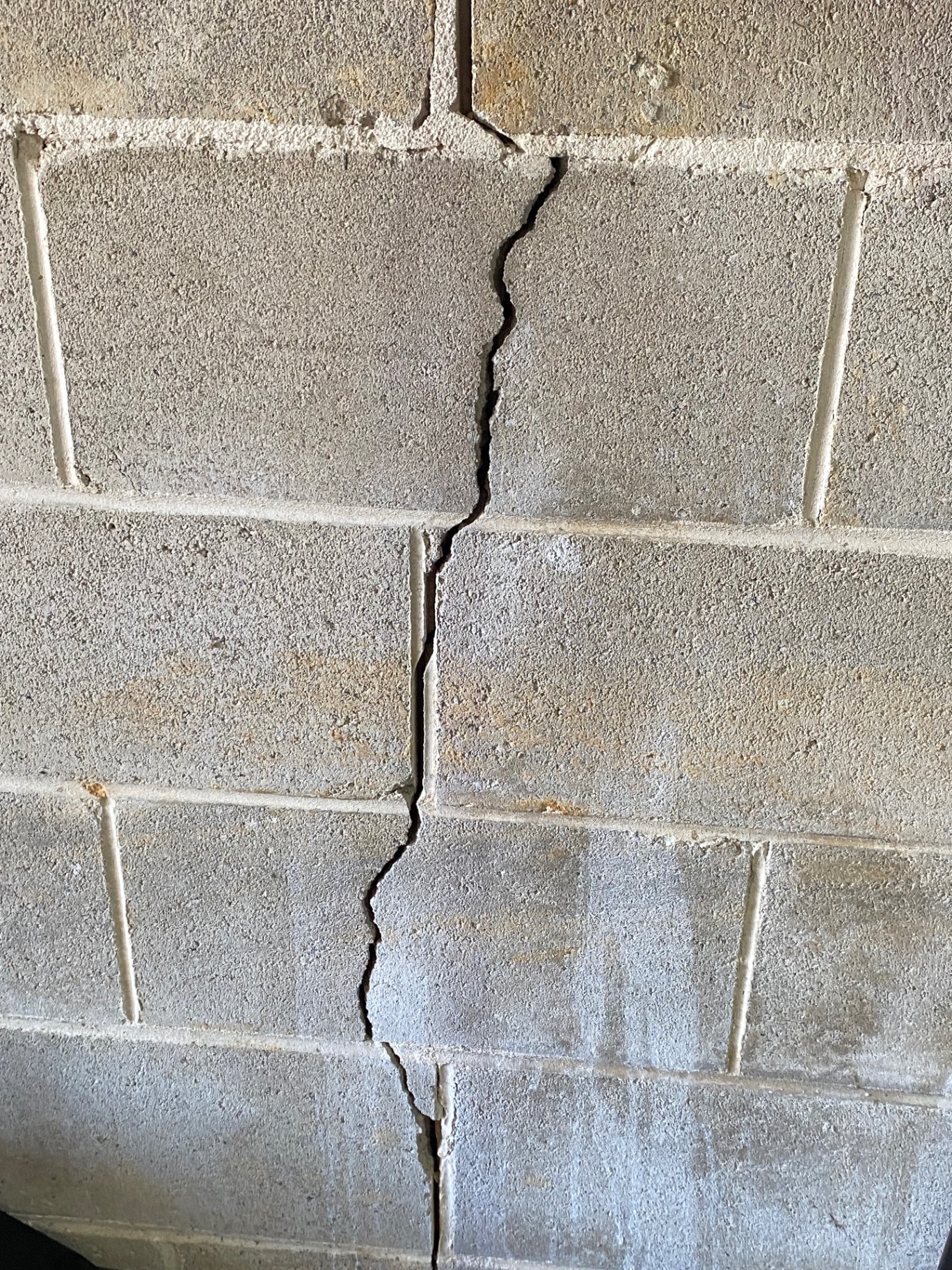 Cracked Foundation Wall